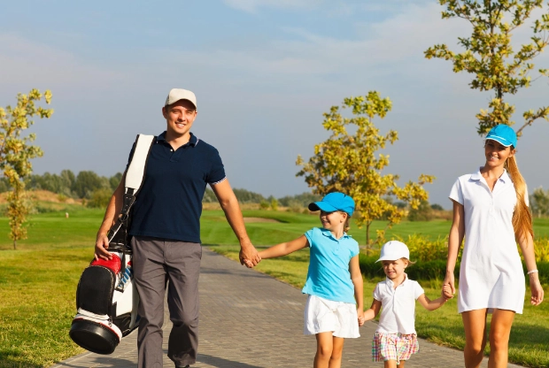 Imprezy rodzinne na polu golfowym