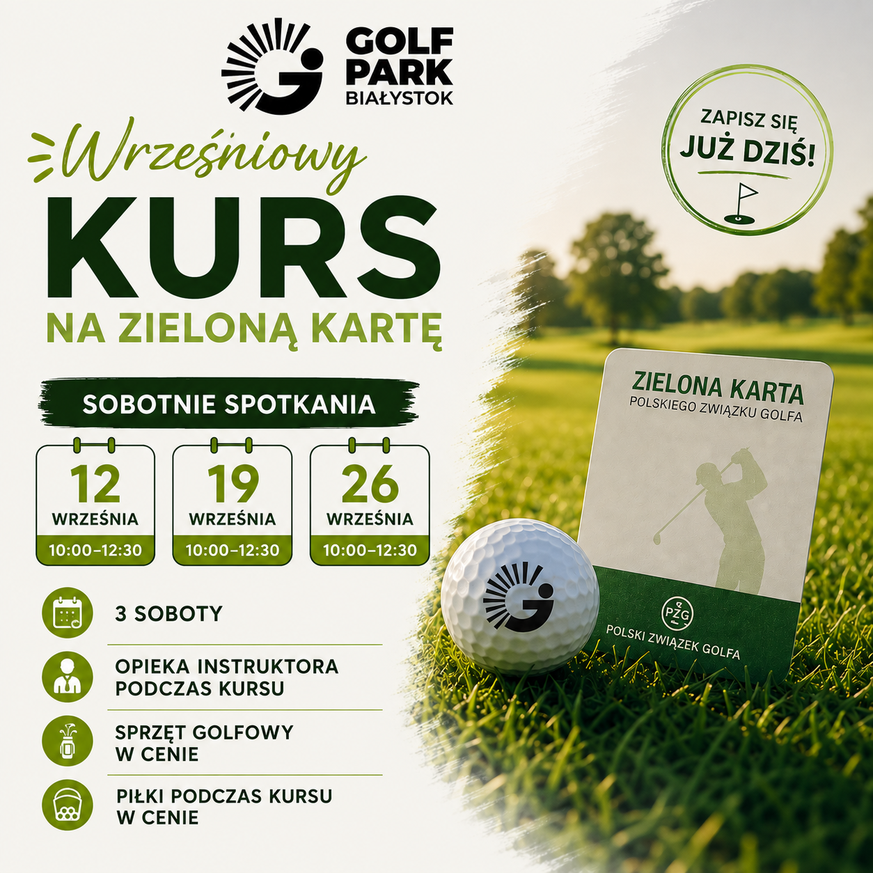 Kurs na Zieloną Kartę – wrzesień