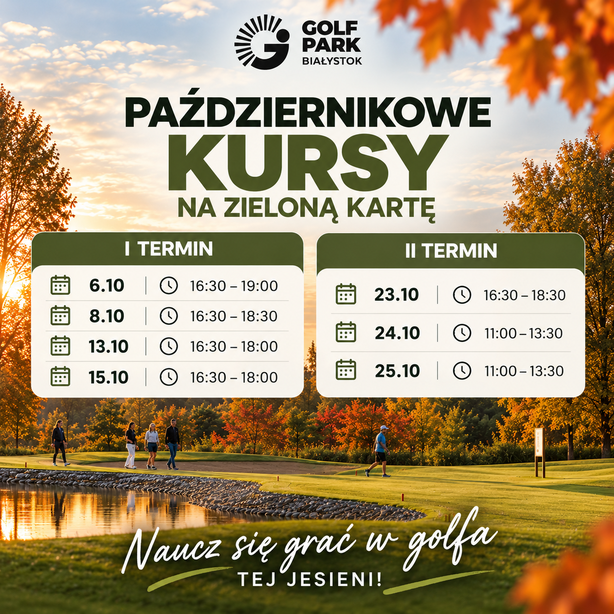 Październikowe kursy na Zieloną Kartę