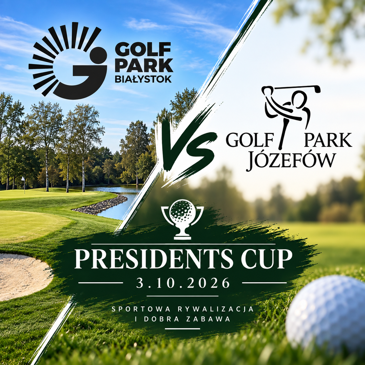 Presidents Cup – rywalizacja Golf Park Białystok i Golf Park Józefów