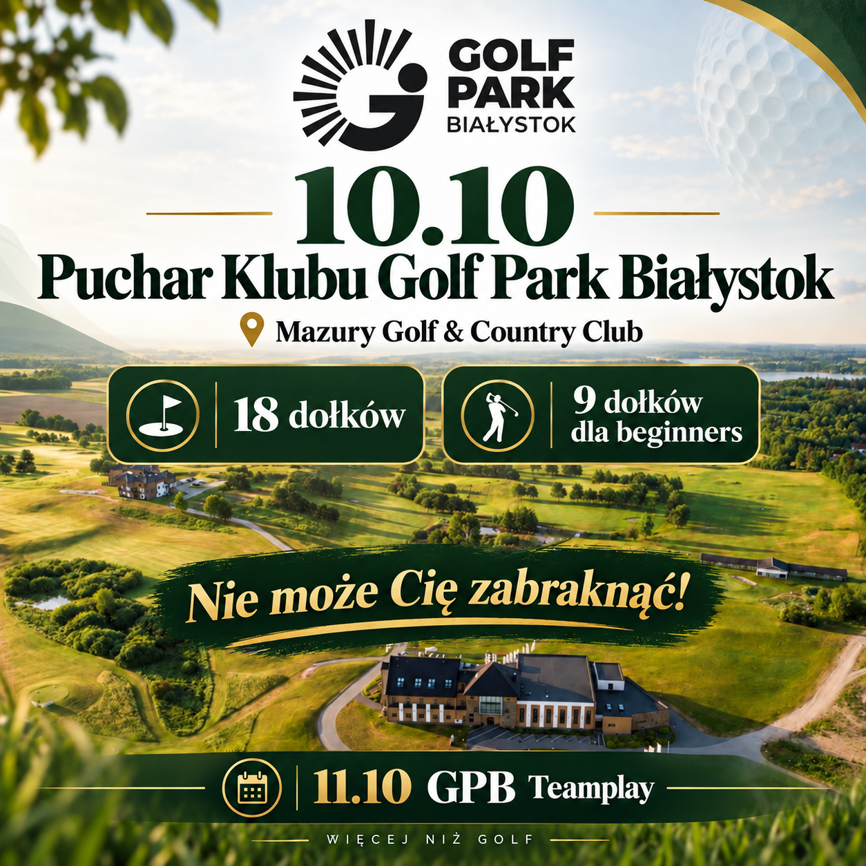 Puchar Klubu Golf Park Białystok – Mazury Golf &amp; Country Club