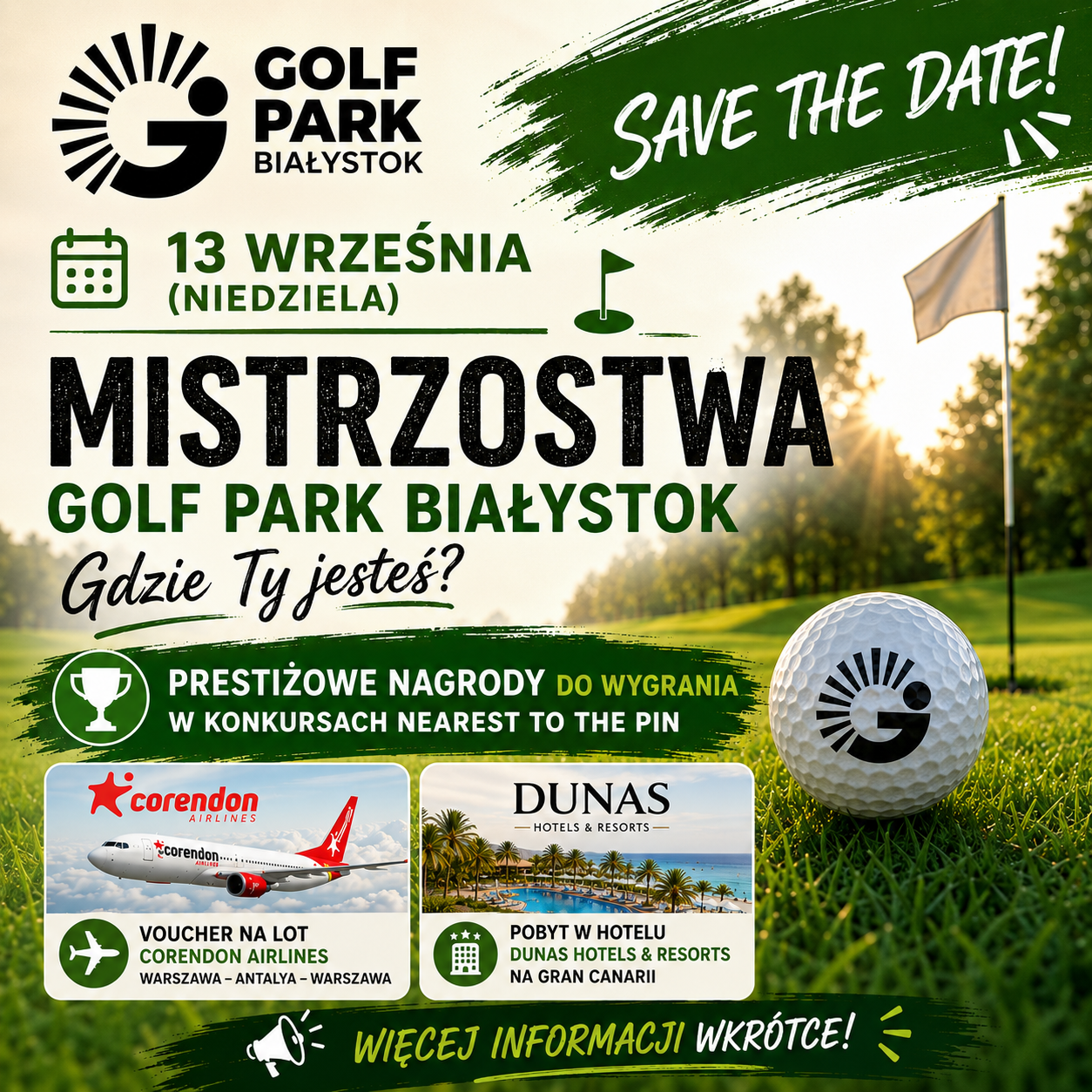 Mistrzostwa Golf Park Białystok – save the date